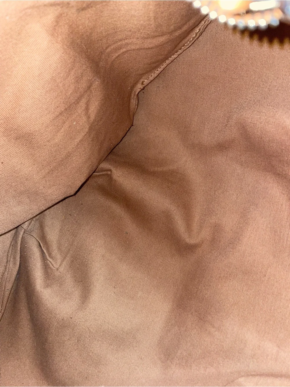 Mango Crescent Bag, Tan Large Leather Hobo, Zip Closure, Pocket Inside, MNG